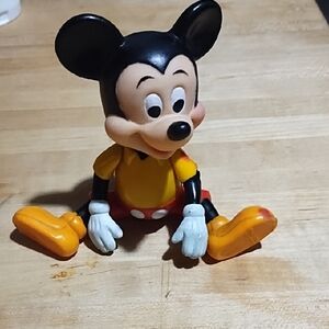 Disney Mickey Mouse Action Figure - Black, Yellow, Red